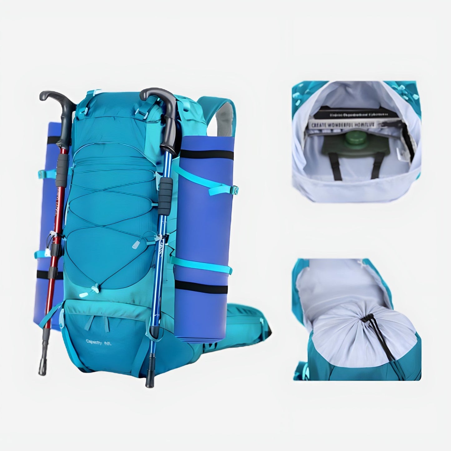Sac à Dos Trek 50L – Confort & Organisation | Travel & Outdoor - KALPANA
